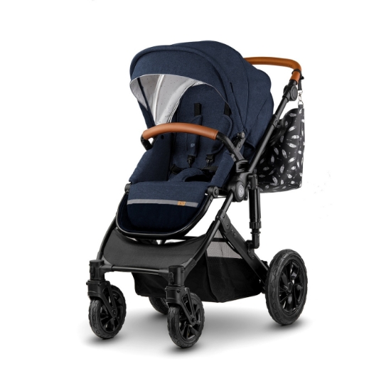 Imagine Cărucior 3 în 1 Kinderkraft PRIME 2 3in1 MINK PRO, Navy
