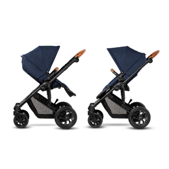 Imagine Cărucior 3 în 1 Kinderkraft PRIME 2 3in1 MINK PRO, Navy
