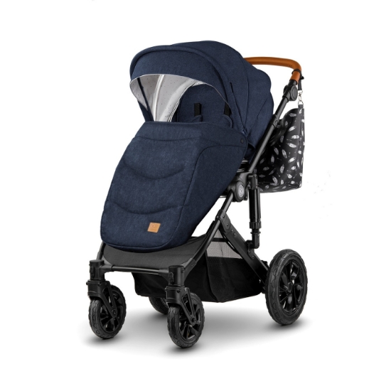Imagine Cărucior 3 în 1 Kinderkraft PRIME 2 3in1 MINK PRO, Navy