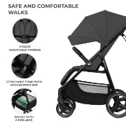 Imagine CARUCIOR SPORT KINDERKRAFT TRIG3 GRANITE GREY