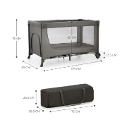 Imagine PATUT TRAVEL KINDERKRAFT JOY2, FARA ACCESORII, DARK GREY