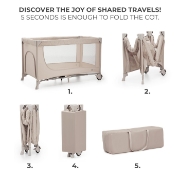 Imagine PATUT TRAVEL KINDERKRAFT JOY2, FARA ACCESORII, BEIGE