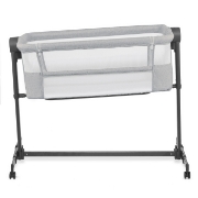 Imagine PATUT CO-SLEEPER KINDERKRAFT NESTE UP 2, GRI DESCHIS