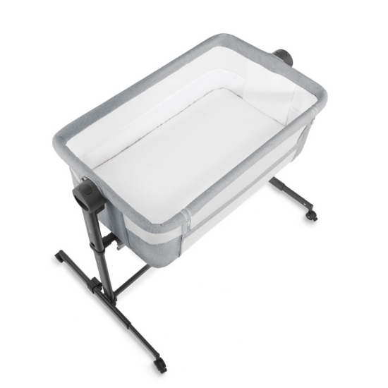 Imagine Pătuț co-sleeper Kinderkraft NESTE UP 2, Gri Deschis