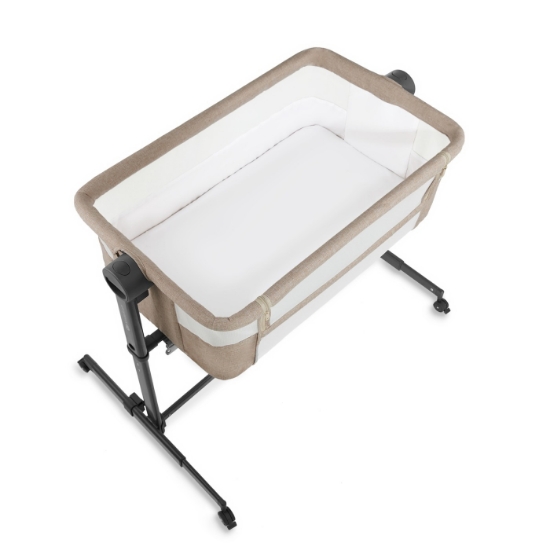 Imagine Pătuț co-sleeper Kinderkraft NESTE UP 2, Bej