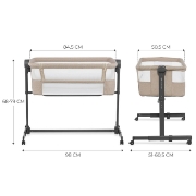 Imagine PATUT CO-SLEEPER KINDERKRAFT NESTE UP 2, BEJ