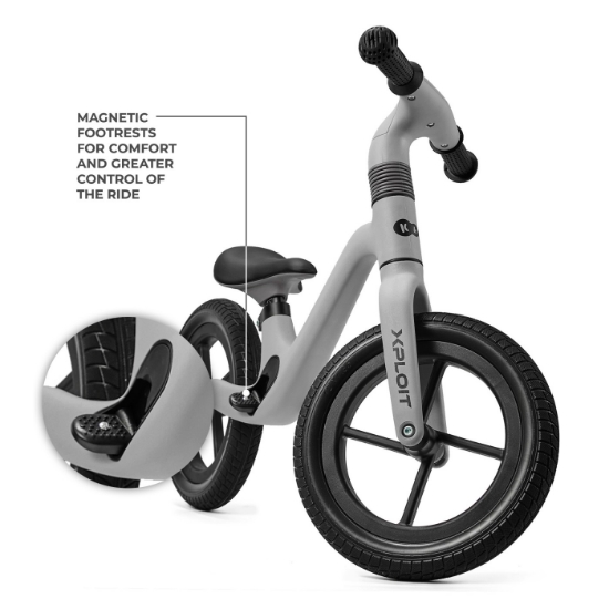 Imagine Bicicletă fără pedale Kinderkraft XPLOIT, MOONSILVER