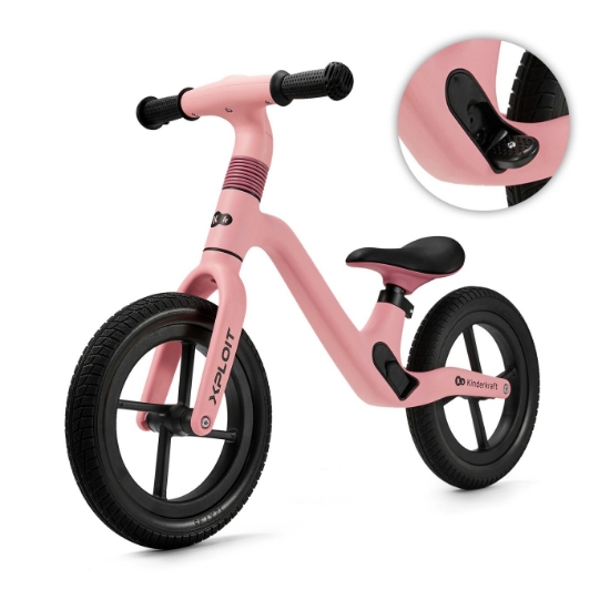Imagine Bicicleta fără pedale Kinderkraft XPLOIT, Bubblegum Pink