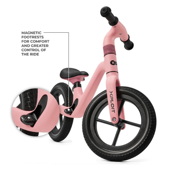 Imagine Bicicleta fără pedale Kinderkraft XPLOIT, Bubblegum Pink