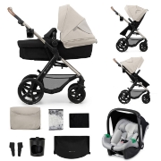 Imagine CARUCIOR 3 IN 1 KINDERKRAFT MOOV 2, MOONLIGHT GREY
