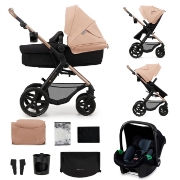Imagine CARUCIOR 3 IN 1 KINDERKRAFT MOOV 2, SAND BEIGE