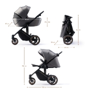 Imagine CARUCIOR 3 IN 1 KINDERKRAFT PRIME 2 3IN1 MINK PRO GREY