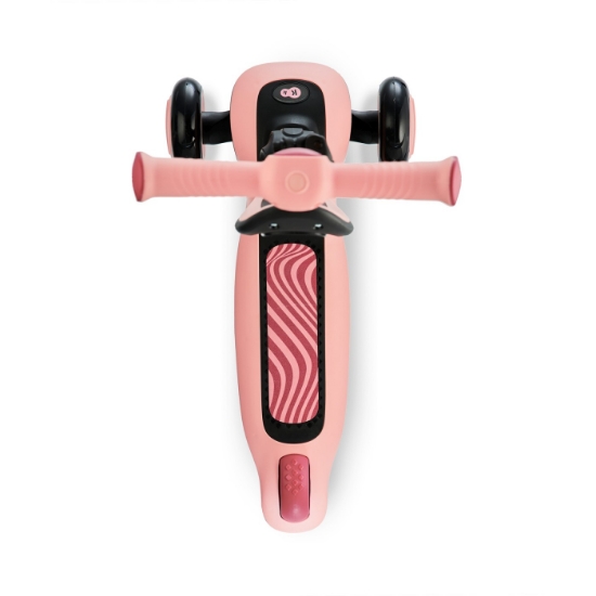Imagine Trotinetă Kinderkraft HALLEY, Rosa Pink – 2 în 1: trotinetă și bicicletă de echilibru