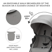 Imagine CARUCIOR KINDERKRAFT NEWLY, 4 IN 1, MOONLIGHT GREY