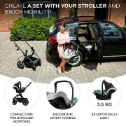 Imagine CARUCIOR KINDERKRAFT NEWLY, 4 IN 1, MOONLIGHT GREY