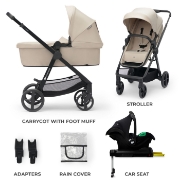 Imagine Carucior Kinderkraft Newly 4 in 1 Sand Beige