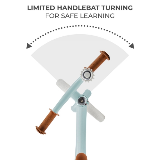 Imagine Bicicleta de echilibru Kinderkraft FLY PLUS, Baby Blue