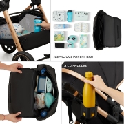 Imagine CARUCIOR KINDERKRAFT ESME, 3 IN 1, MOONLIGHT GREY