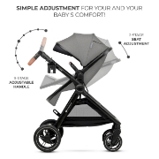 Imagine CARUCIOR KINDERKRAFT ESME, 3 IN 1, MOONLIGHT GREY