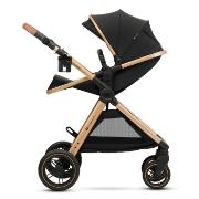 Imagine Cărucior multifuncțional 3 în 1 Kinderkraft ESME, PURE BLACK