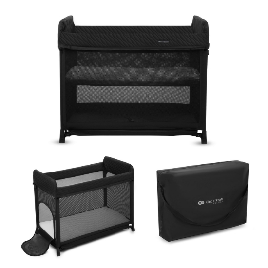 Imagine PATUT DE CALATORIE KINDERKRAFT MOON DREAM, BLACK