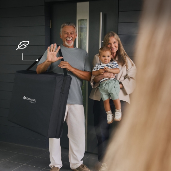 Imagine Patut de călătorie Kinderkraft MOON DREAM, Black