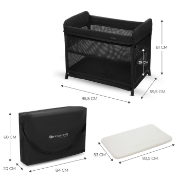 Imagine PATUT DE CALATORIE KINDERKRAFT MOON DREAM, BLACK