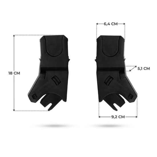 Imagine Adaptori universali Apino pentru cărucior