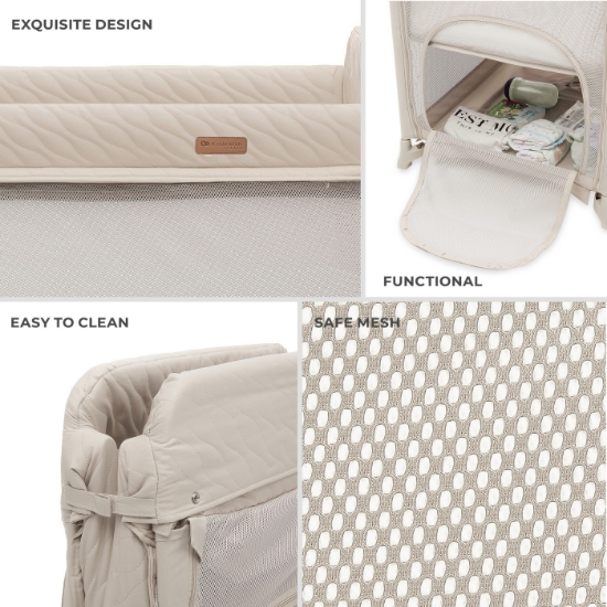 Imagine Pătuț de călătorie Kinderkraft MOON DREAM, BEIGE