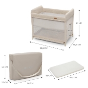 Imagine PATUT DE CALATORIE KINDERKRAFT MOON DREAM, BEIGE