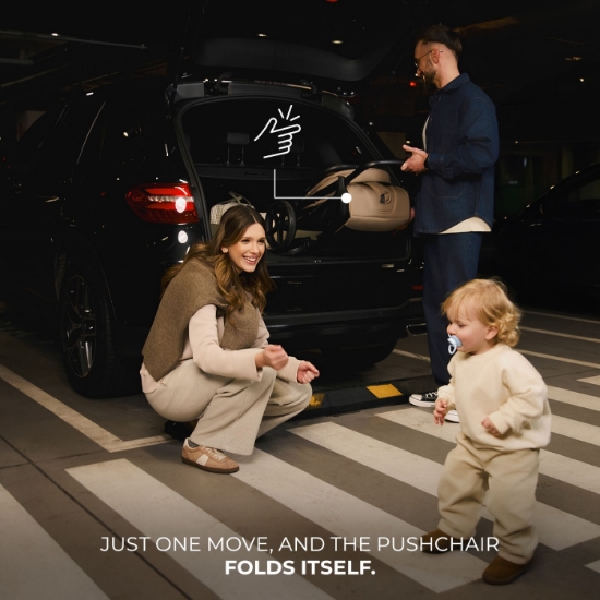 Imagine Cărucior sport Kinderkraft LOOM, 0–22 kg, Linen Beige