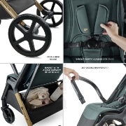 Imagine CARUCIOR SPORT KINDERKRAFT LOOM, 0-22 KG, JADE GREEN