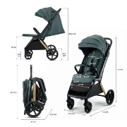 Imagine CARUCIOR SPORT KINDERKRAFT LOOM, 0-22 KG, JADE GREEN