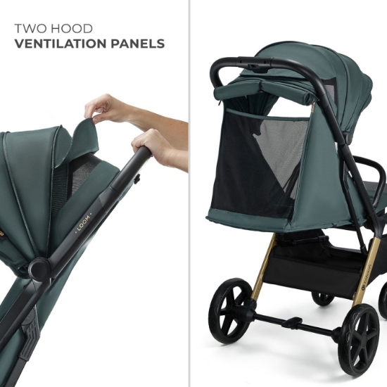 Imagine Cărucior sport Kinderkraft LOOM, 0–22 kg, Jade Green