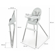 Imagine SCAUN DE MASA KINDERKRAFT DINNLY, GREY
