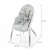 Imagine SCAUN DE MASA KINDERKRAFT DINNLY, GREY