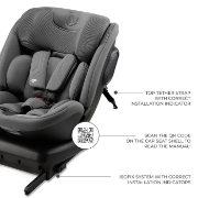 Imagine SCAUN AUTO KINDERKRAFT XPEDITION 3 I-SIZE 40-150 CM, GREY