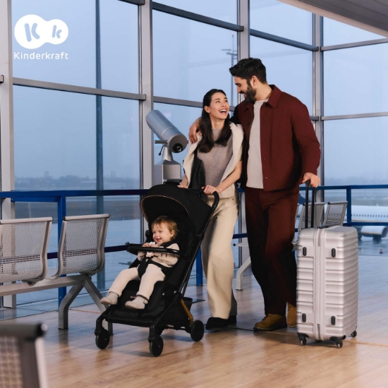 Imagine Cărucior sport Kinderkraft PILOT 2, Midnight Black
