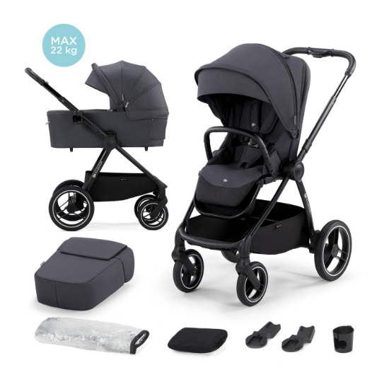 Imagine Cărucior Kinderkraft NEA 2în1, DARK GREY