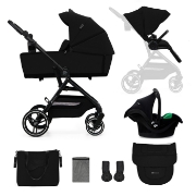 Imagine CARUCIOR KINDERKRAFT YOXI 3IN1 (MINK PRO) PURE BLACK