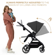 Imagine CARUCIOR KINDERKRAFT YOXI 3IN1 (MINK PRO) MOON GREY