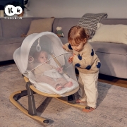 Imagine Balansoar 2 în 1 Kinderkraft ELSU – Gri deschis