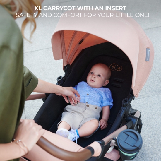 Imagine Carucior Kinderkraft MOOV 2 AIR 4 în 1 Sand Beige
