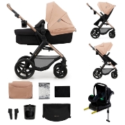 Imagine Carucior Kinderkraft MOOV 2 EVA 4 în 1 Sand Beige 