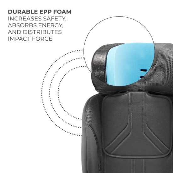 Imagine Scaun auto Kinderkraft XRIDER 2 i-Size 40–150 cm, Grey