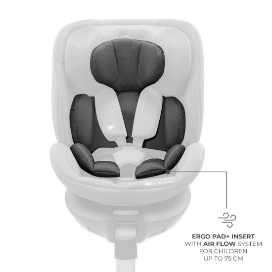 Imagine Scaun auto Kinderkraft XRIDER 2 i-Size 40–150 cm, Grey