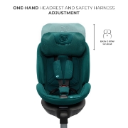 Imagine SCAUN AUTO KINDERKRAFT XRIDER 2 I-SIZE 40-150 CM GREEN