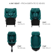 Imagine SCAUN AUTO KINDERKRAFT XRIDER 2 I-SIZE 40-150 CM GREEN