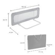 Imagine BARIERA DE PAT KINDERKRAFT GUARD AND DREAM LIGHT GREY