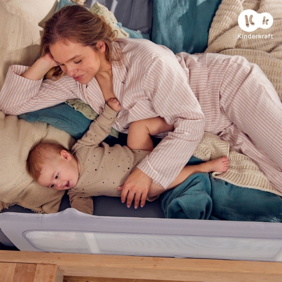 Imagine Barieră de pat Kinderkraft Guard & Dream Light Grey